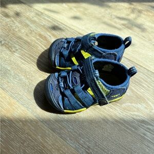 Keen Kids Blue and Yellow Sandals